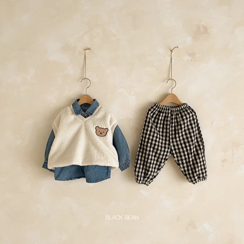 BLACK BEAN - Korean Children Fashion - #Kfashion4kids - Teddy Vest - 2