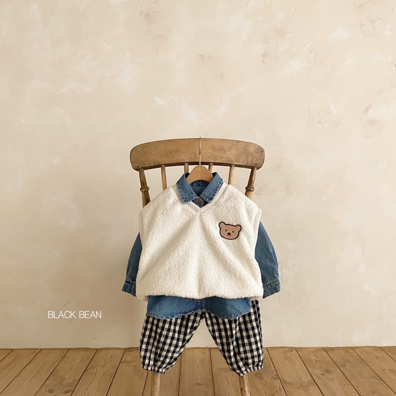 BLACK BEAN - Korean Children Fashion - #Kfashion4kids - Teddy Vest - 3