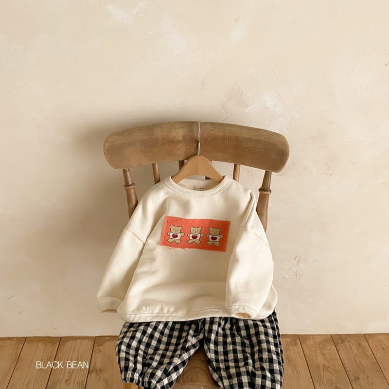 BLACK BEAN - Korean Children Fashion - #Kfashion4kids - Three Bears Tee