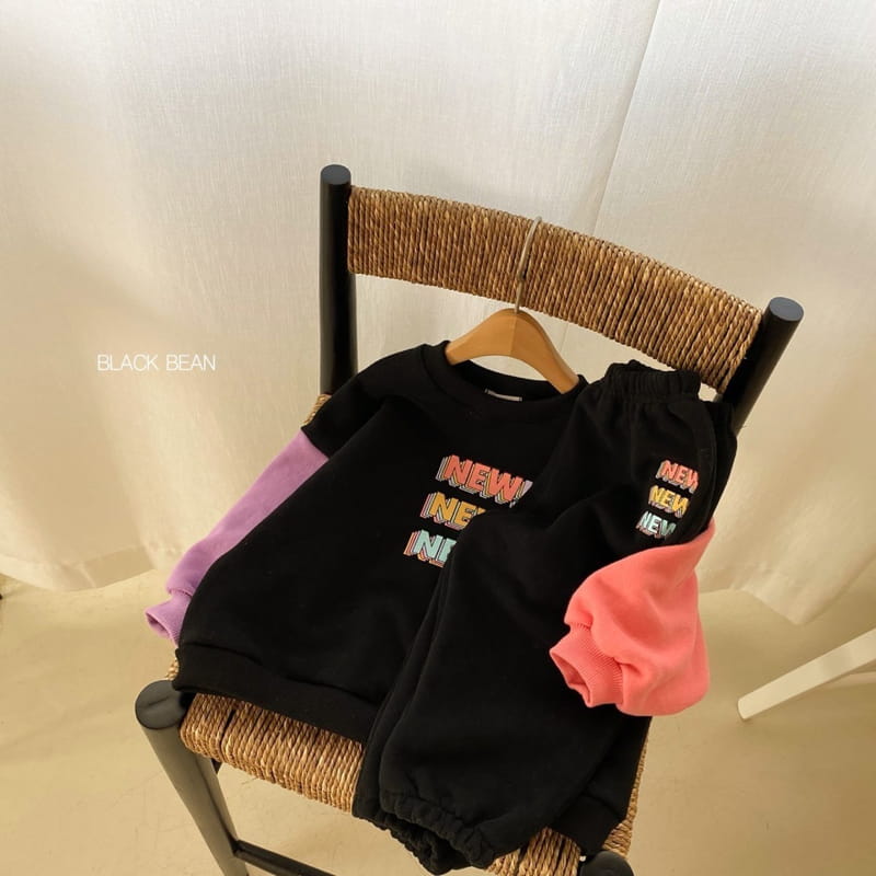 BLACK BEAN - Korean Children Fashion - #Kfashion4kids - Ripple Top Bottom Set - 2