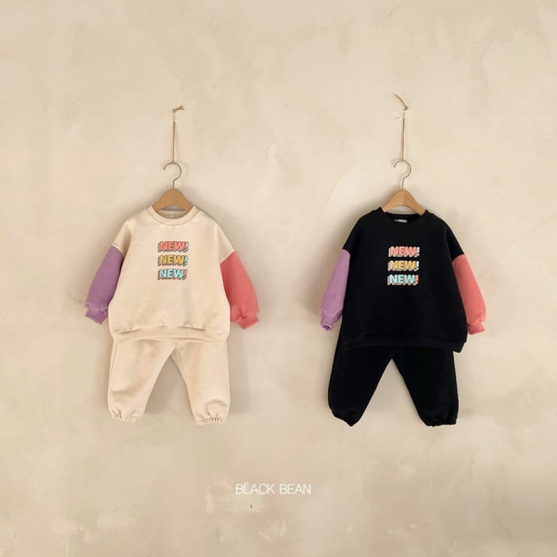 BLACK BEAN - Korean Children Fashion - #Kfashion4kids - Ripple Top Bottom Set - 4