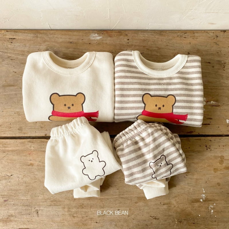 BLACK BEAN - Korean Children Fashion - #Kfashion4kids - Bebe Bbomi Top Bottom Set - 7