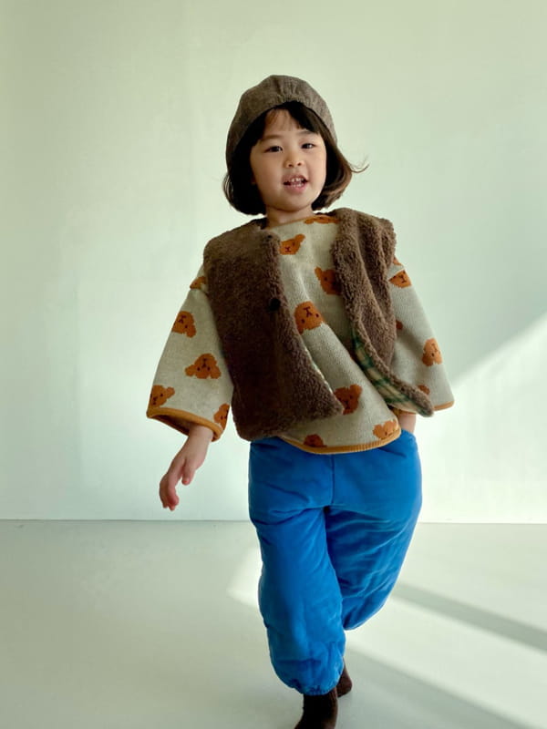 BON BON BUTIK - Korean Children Fashion - #Kfashion4kids - Fleece Reversible Vest - 10