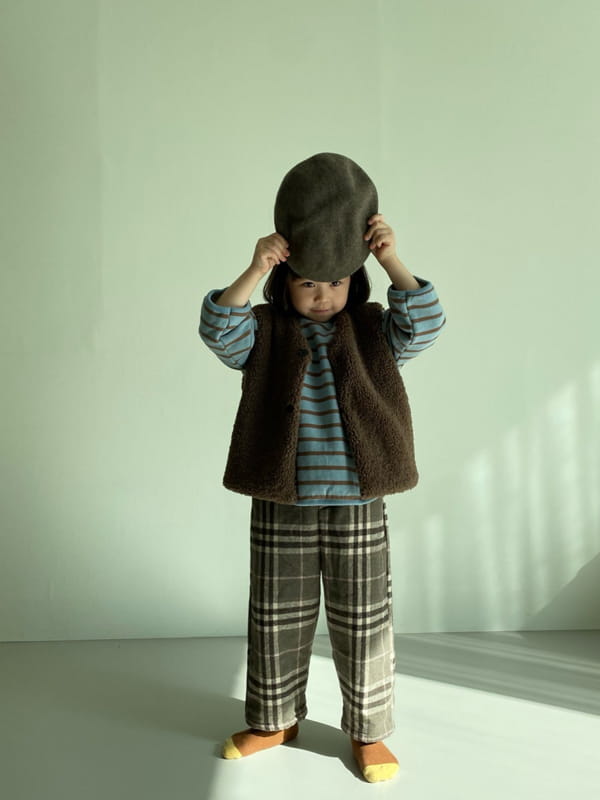 BON BON BUTIK - Korean Children Fashion - #Kfashion4kids - Fleece Reversible Vest - 12