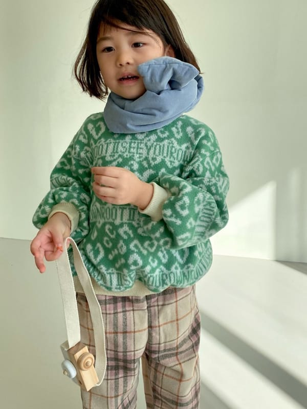 BON BON BUTIK - Korean Children Fashion - #Kfashion4kids - Carnal Bonding Muffler - 12