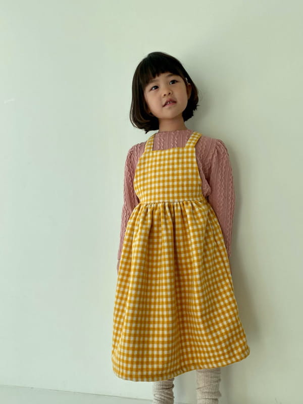 BON BON BUTIK - Korean Children Fashion - #Kfashion4kids - Chess One-piece - 2
