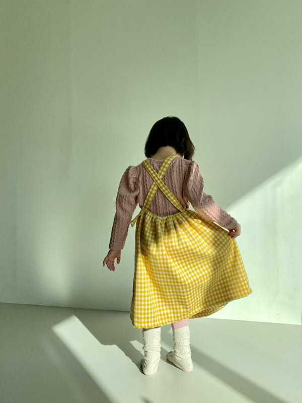 BON BON BUTIK - Korean Children Fashion - #Kfashion4kids - Chess One-piece - 4