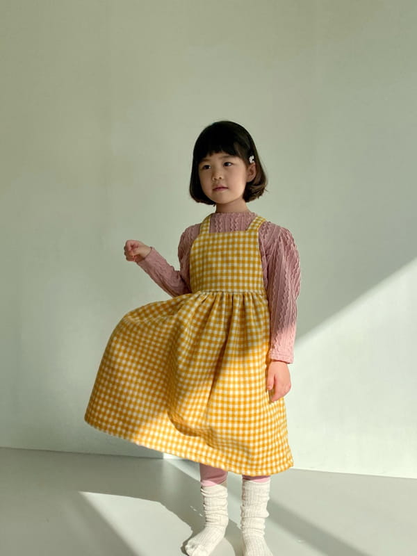 BON BON BUTIK - Korean Children Fashion - #Kfashion4kids - Chess One-piece - 9