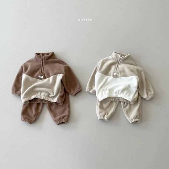 BONITO - Korean Children Fashion - #Kfashion4kids - Color Anorak Bottom Set - 3