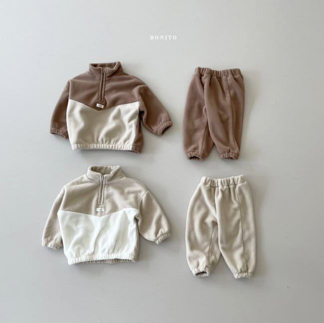 BONITO - Korean Children Fashion - #Kfashion4kids - Color Anorak Bottom Set - 4