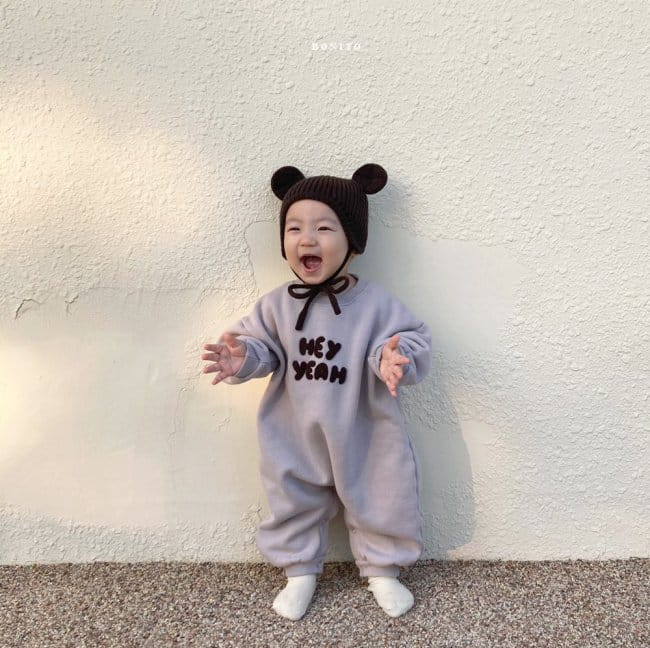 BONITO - Korean Children Fashion - #Kfashion4kids - Hey Bookle Embroidery Bodysuit - 11