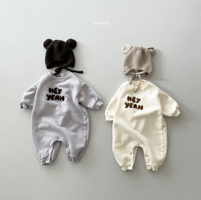 BONITO - Korean Children Fashion - #Kfashion4kids - Hey Bookle Embroidery Bodysuit - 2