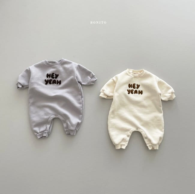 BONITO - Korean Children Fashion - #Kfashion4kids - Hey Bookle Embroidery Bodysuit - 3