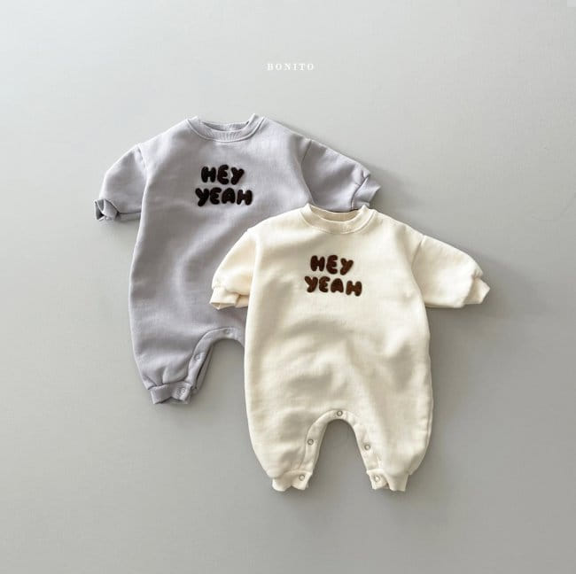 BONITO - Korean Children Fashion - #Kfashion4kids - Hey Bookle Embroidery Bodysuit - 4