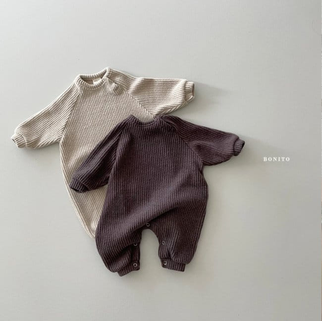 BONITO - Korean Children Fashion - #Kfashion4kids - Rib Knit Bodysuit - 2
