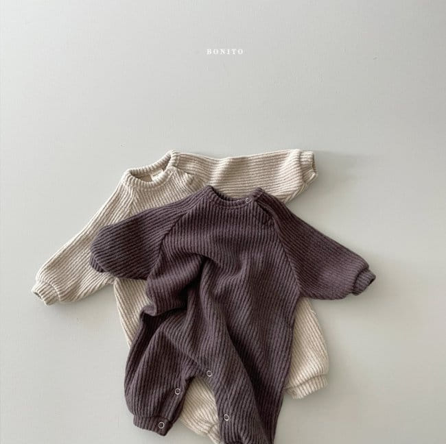 BONITO - Korean Children Fashion - #Kfashion4kids - Rib Knit Bodysuit - 3