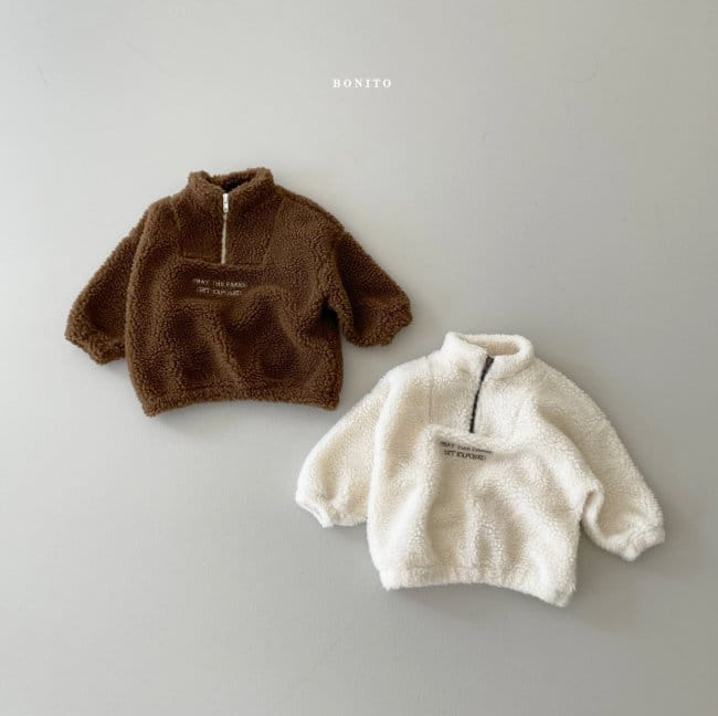 BONITO - Korean Children Fashion - #Kfashion4kids - Dumble Embroidery Anorak