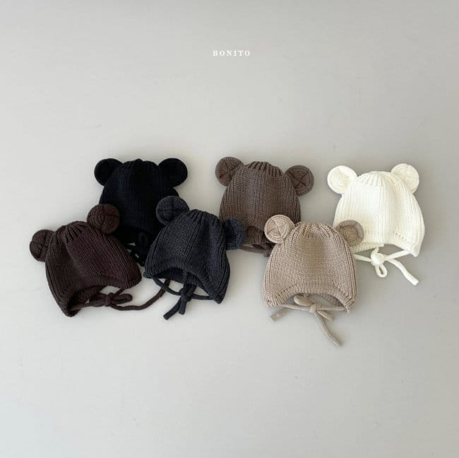 BONITO - Korean Children Fashion - #Kfashion4kids - Knit Cute Bonnet