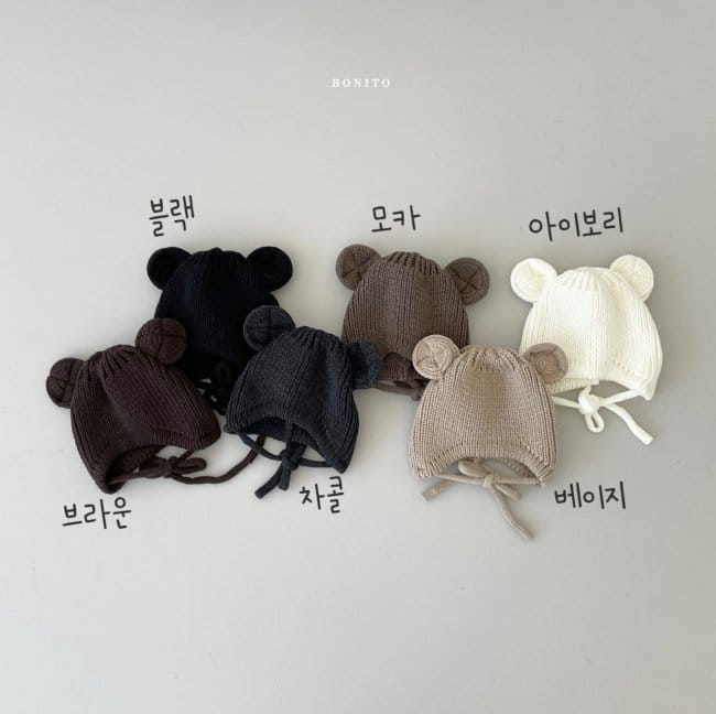 BONITO - Korean Children Fashion - #Kfashion4kids - Knit Cute Bonnet - 2