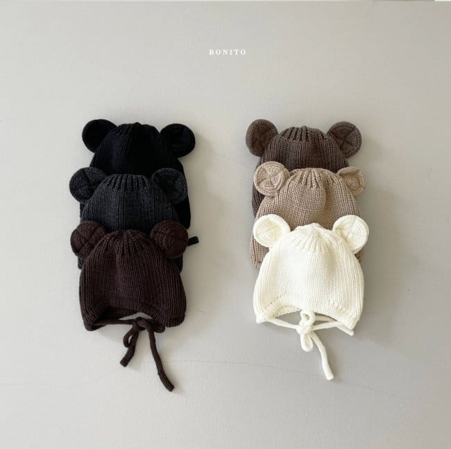 BONITO - Korean Children Fashion - #Kfashion4kids - Knit Cute Bonnet - 3