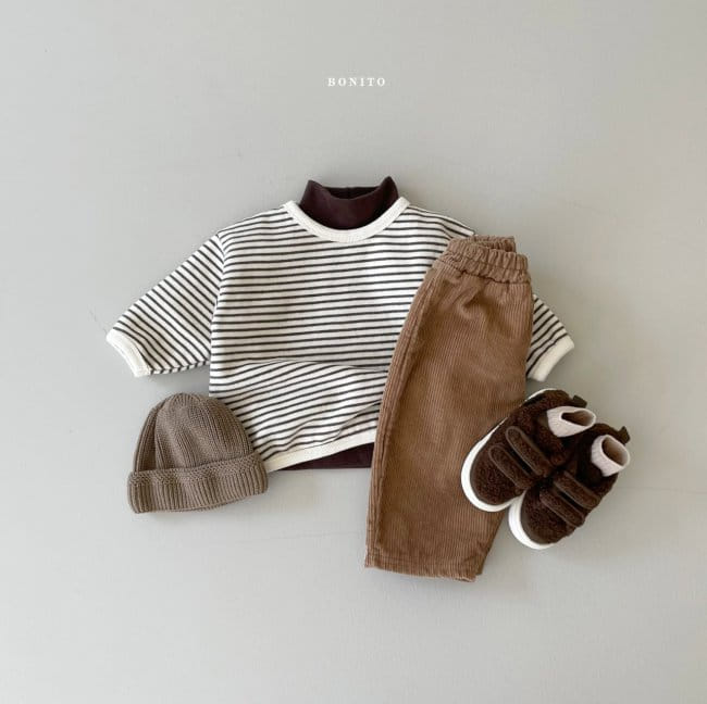 BONITO - Korean Children Fashion - #Kfashion4kids - Bebe Fleece Piping Tee - 10