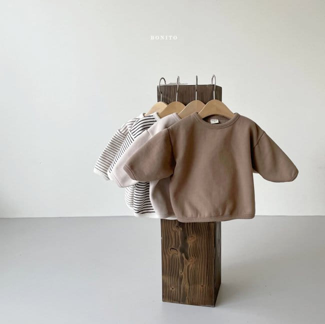 BONITO - Korean Children Fashion - #Kfashion4kids - Kid Fleece Piping Tee