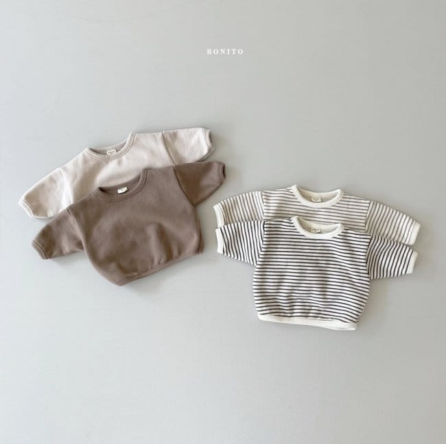 BONITO - Korean Children Fashion - #Kfashion4kids - Kid Fleece Piping Tee - 3