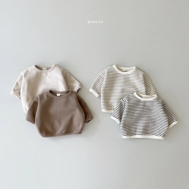 BONITO - Korean Children Fashion - #Kfashion4kids - Kid Fleece Piping Tee - 4