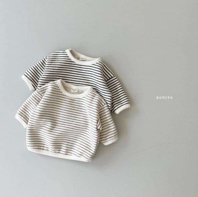BONITO - Korean Children Fashion - #Kfashion4kids - Kid Fleece Piping Tee - 8