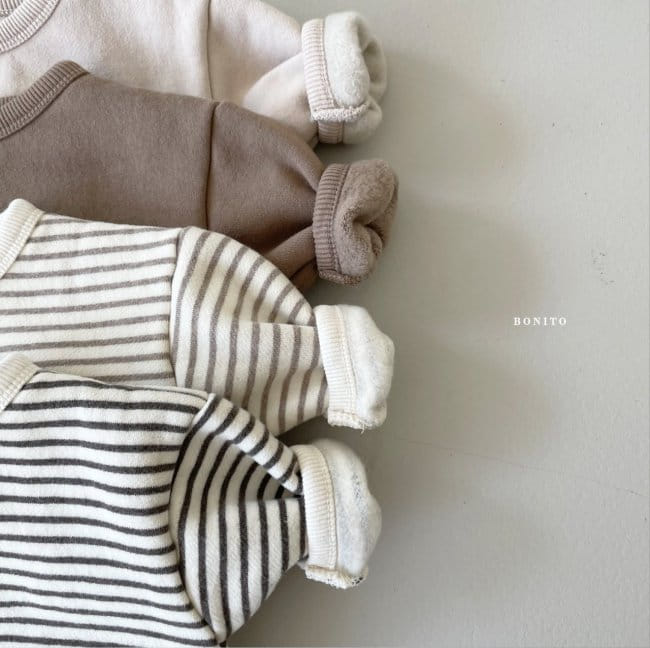 BONITO - Korean Children Fashion - #Kfashion4kids - Kid Fleece Piping Tee - 9