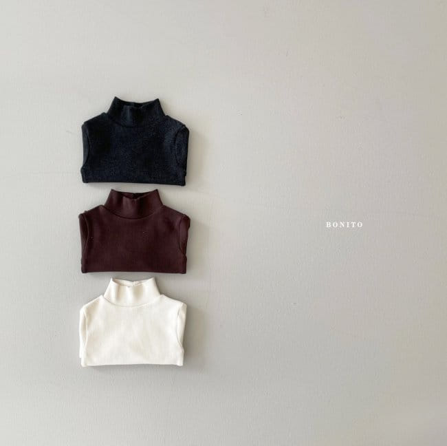 BONITO - Korean Children Fashion - #Kfashion4kids - Peach Turtleneck