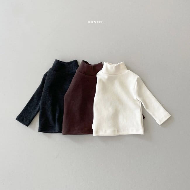 BONITO - Korean Children Fashion - #Kfashion4kids - Peach Turtleneck - 2