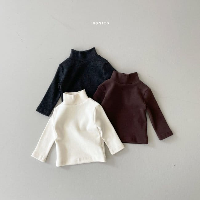BONITO - Korean Children Fashion - #Kfashion4kids - Peach Turtleneck - 3