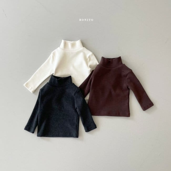 BONITO - Korean Children Fashion - #Kfashion4kids - Peach Turtleneck - 7
