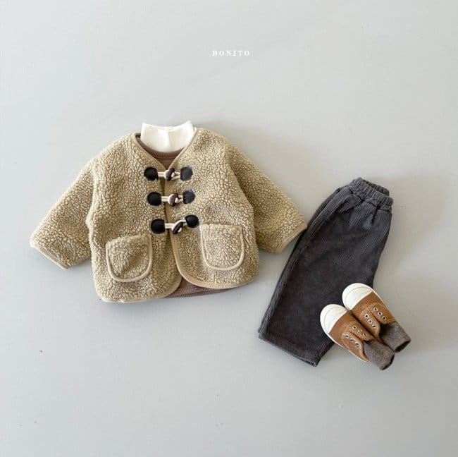 BONITO - Korean Children Fashion - #Kfashion4kids - Peach Turtleneck - 9