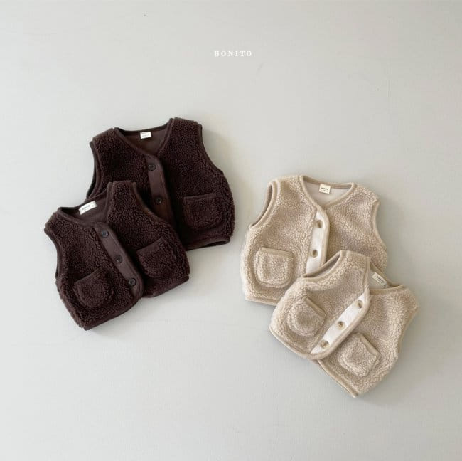 BONITO - Korean Children Fashion - #Kfashion4kids - Bebe Dumble Tofu Vest - 4