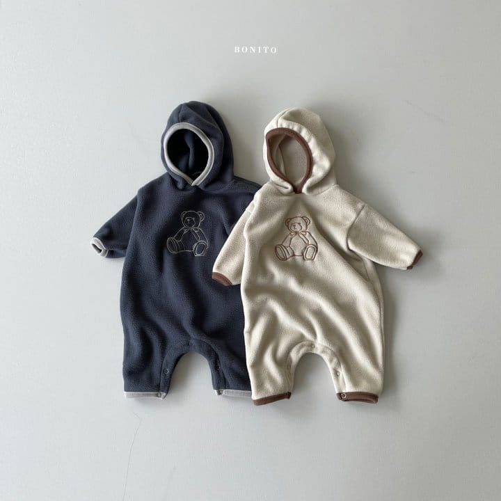 BONITO - Korean Children Fashion - #Kfashion4kids - Embroidery Hoody Bodysuit - 10