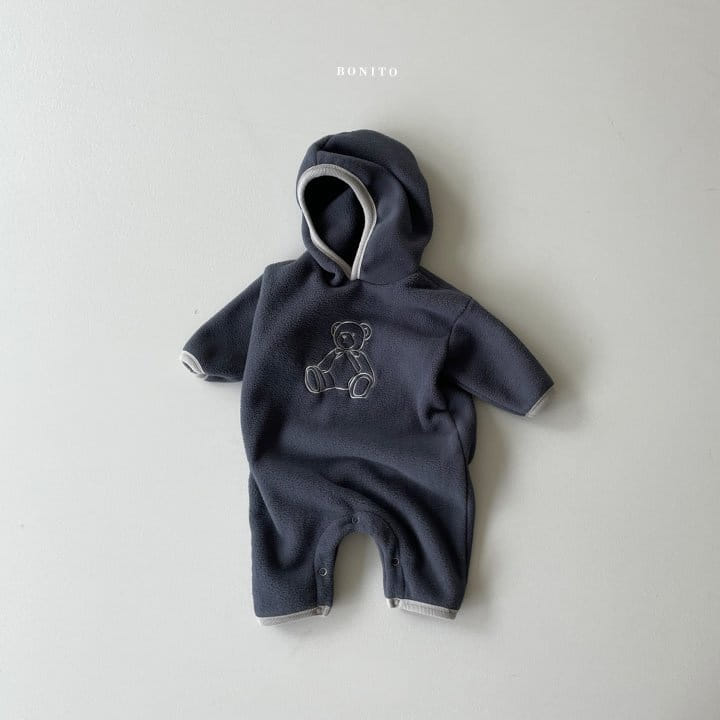 BONITO - Korean Children Fashion - #Kfashion4kids - Embroidery Hoody Bodysuit - 12