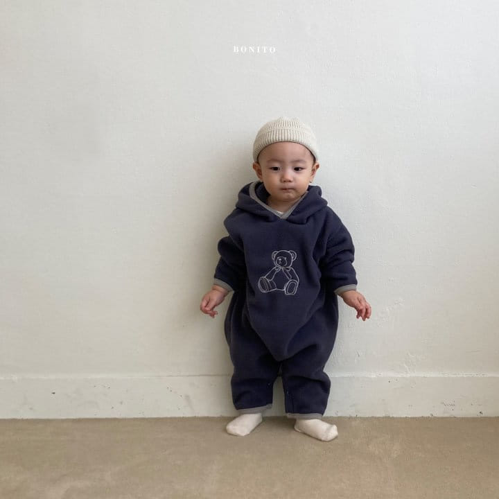 BONITO - Korean Children Fashion - #Kfashion4kids - Embroidery Hoody Bodysuit - 4
