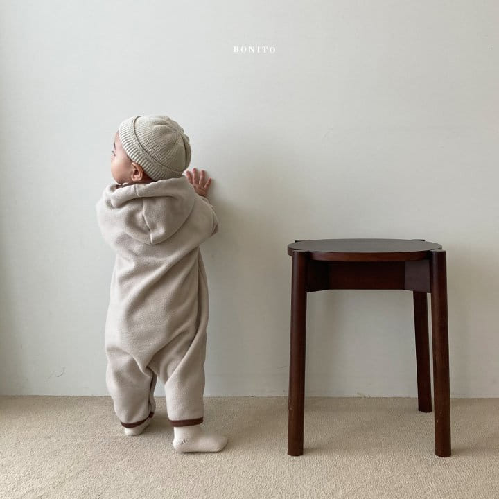 BONITO - Korean Children Fashion - #Kfashion4kids - Embroidery Hoody Bodysuit - 5
