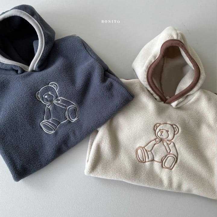 BONITO - Korean Children Fashion - #Kfashion4kids - Embroidery Hoody Bodysuit - 6