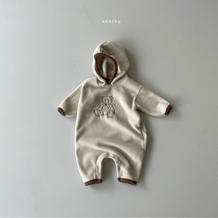 BONITO - Korean Children Fashion - #Kfashion4kids - Embroidery Hoody Bodysuit - 8