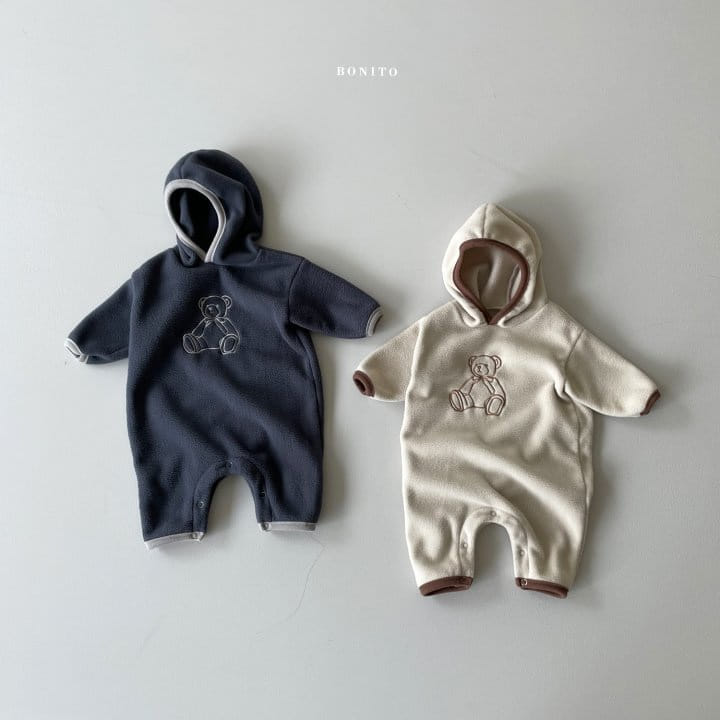 BONITO - Korean Children Fashion - #Kfashion4kids - Embroidery Hoody Bodysuit - 9
