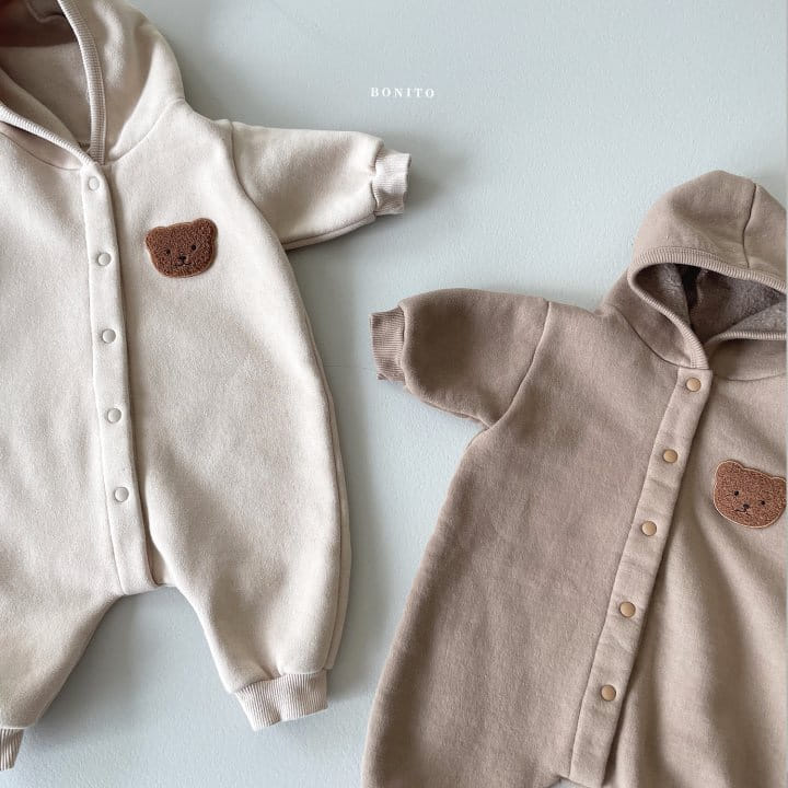 BONITO - Korean Children Fashion - #Kfashion4kids - Wappen Hoody Bodysuit - 10