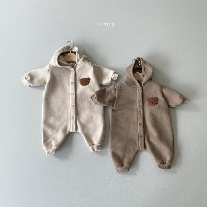 BONITO - Korean Children Fashion - #Kfashion4kids - Wappen Hoody Bodysuit - 11