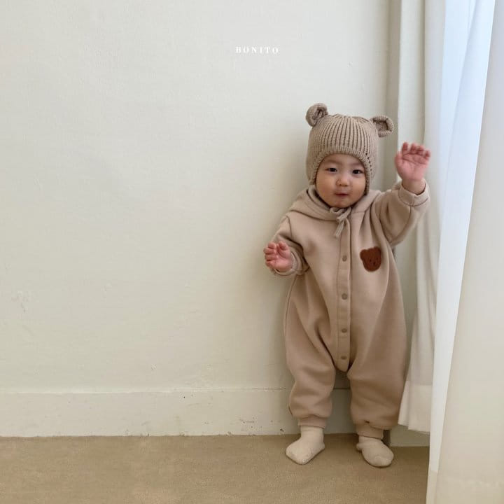 BONITO - Korean Children Fashion - #Kfashion4kids - Wappen Hoody Bodysuit - 7