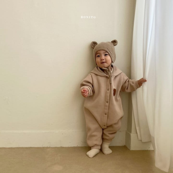 BONITO - Korean Children Fashion - #Kfashion4kids - Wappen Hoody Bodysuit - 8