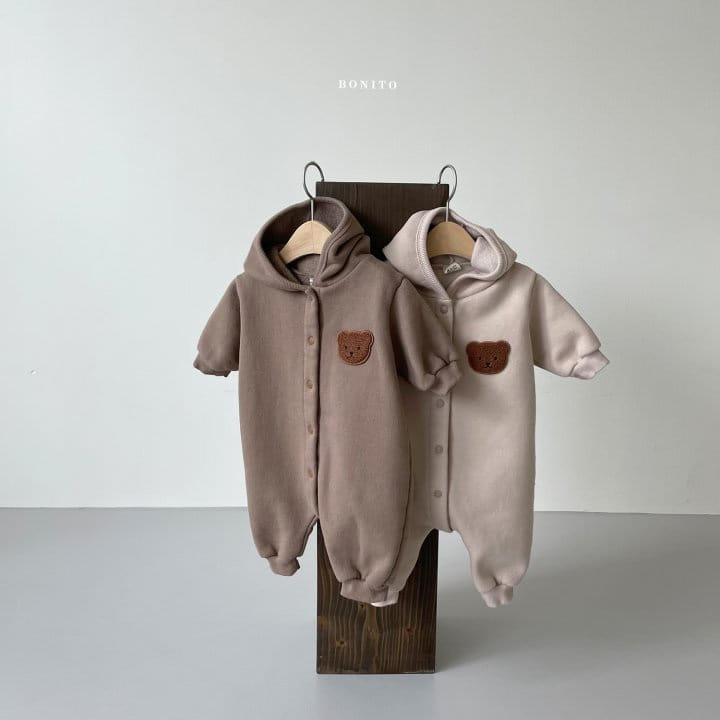 BONITO - Korean Children Fashion - #Kfashion4kids - Wappen Hoody Bodysuit - 9