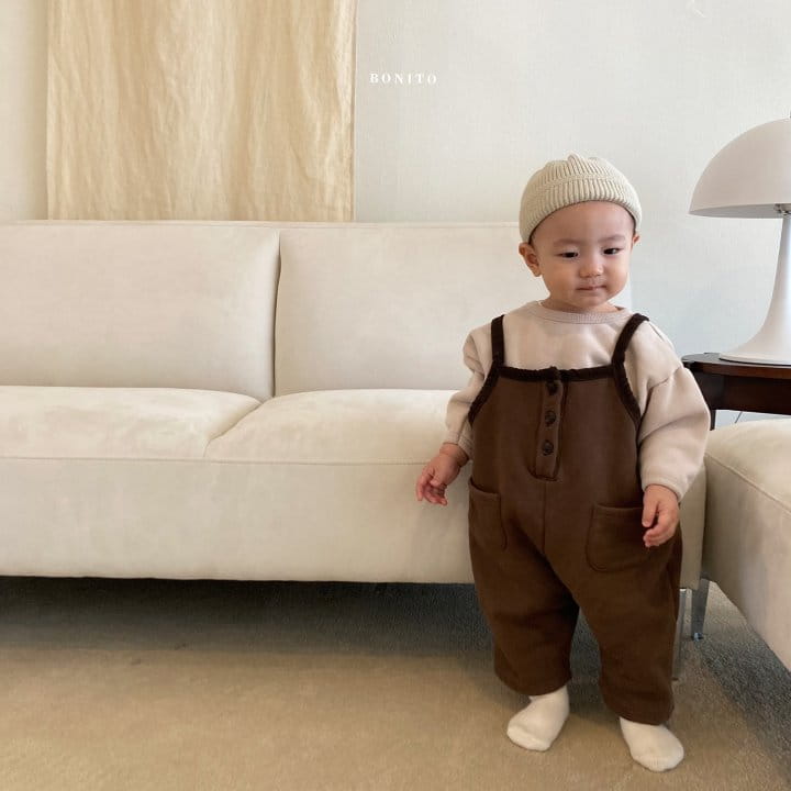 BONITO - Korean Children Fashion - #Kfashion4kids - Kid Fleece Overall - 12