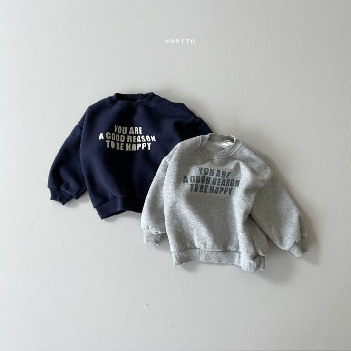 BONITO - Korean Children Fashion - #Kfashion4kids - Bebe Happy Sweatshirt - 3